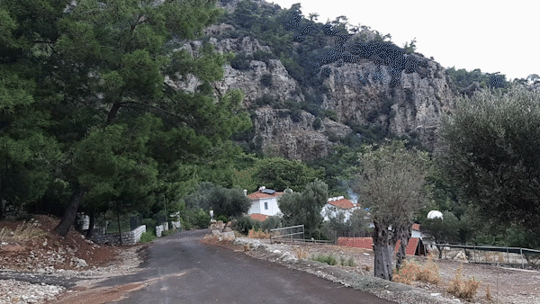 спустились с гор ))) к поселку Турунч