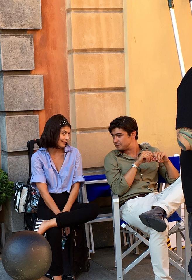 Алессандра Мастронарди с Риккардо Скамарчо