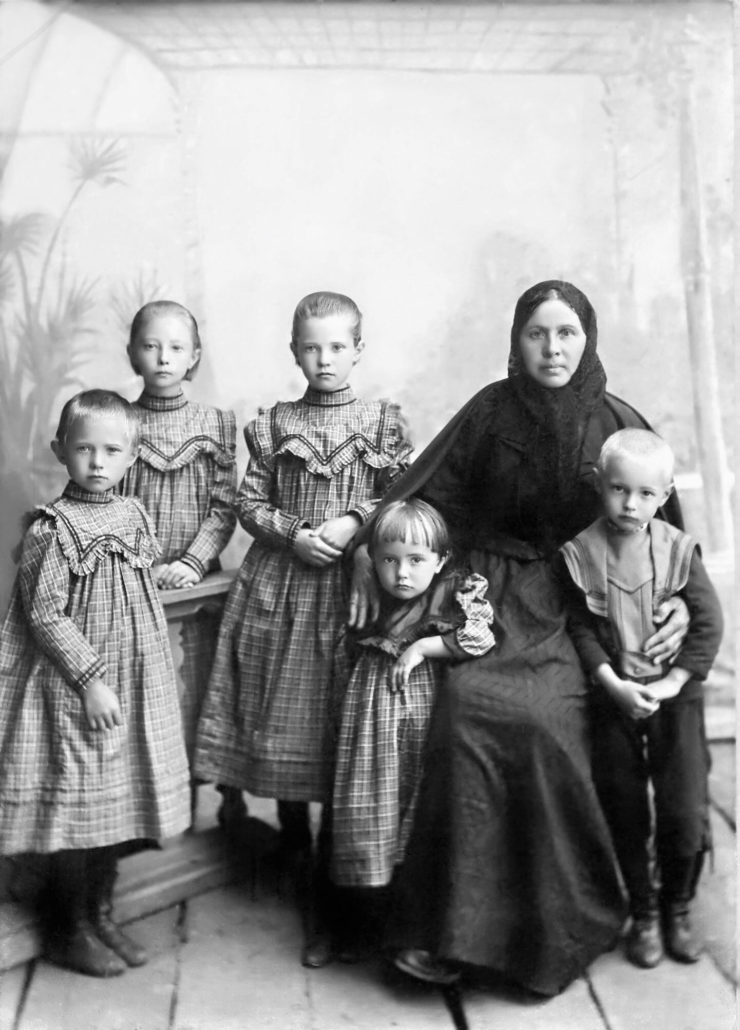 Семья купца 19 века