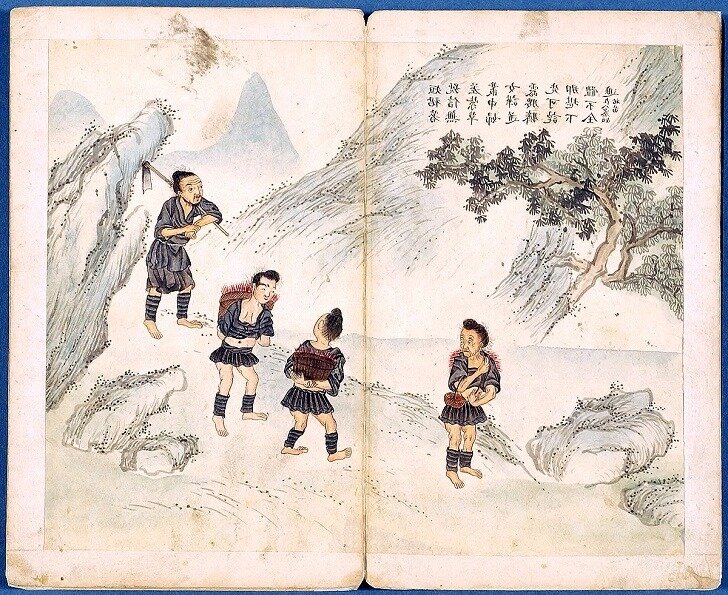 Китайские женщины занятые домашними делами