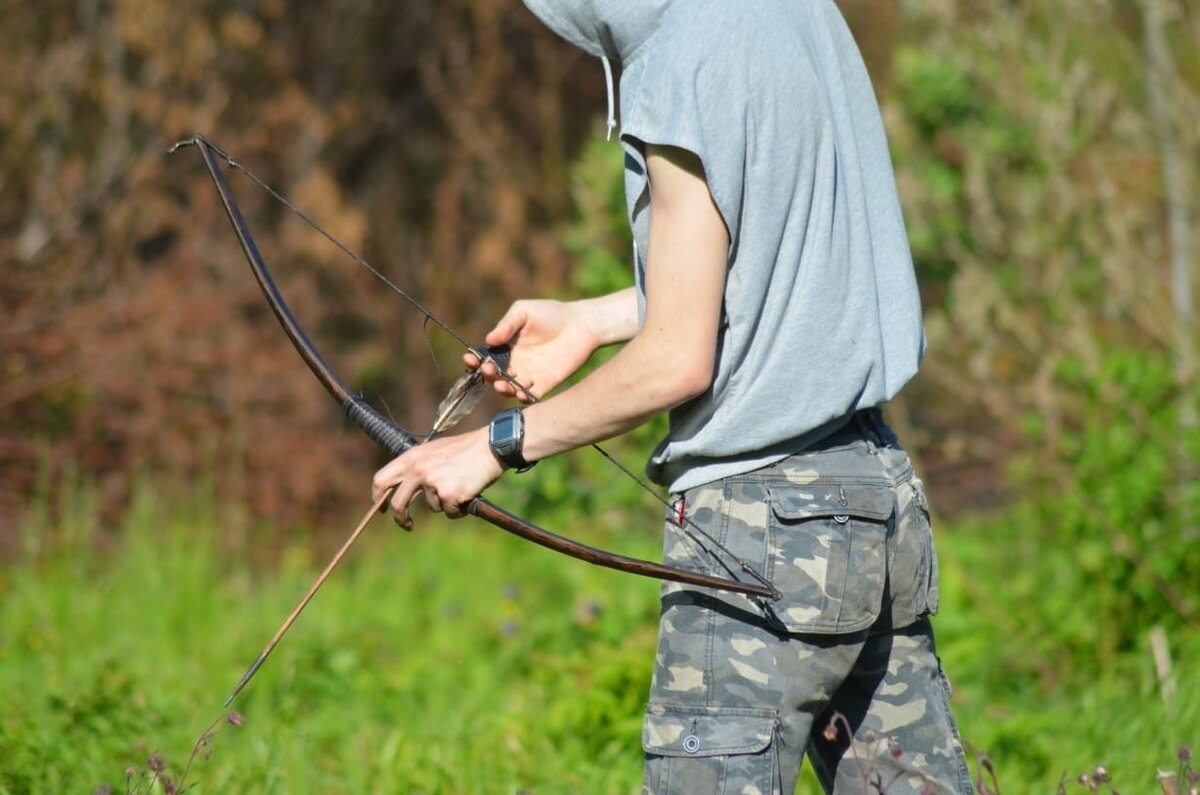 Стрельбой из лука я занимаюсь уже 9 лет