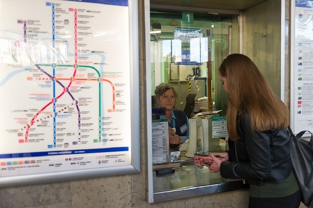  Касса петербургского метрополитена. Фото Олега Золото, КП СПб