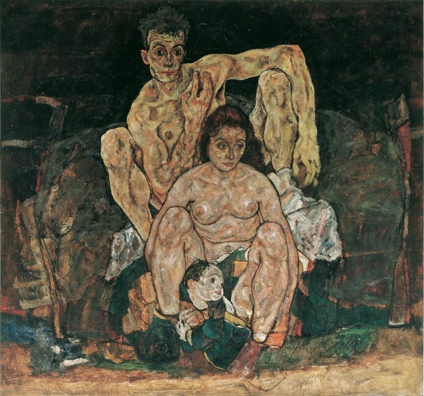 «Семья», Эгон Шиле, 1918 г.
