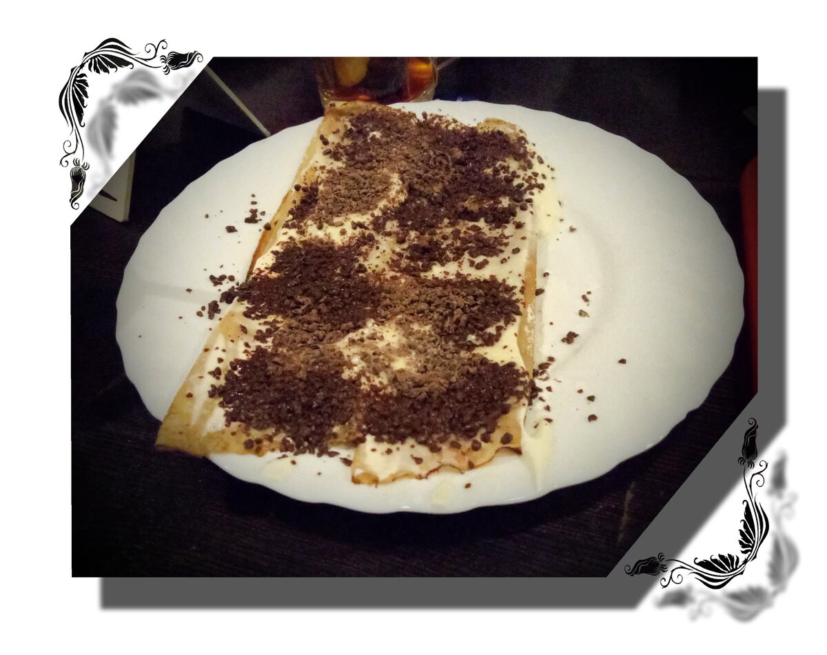 Блины "Сказка" авторское фото /Ресторан "Дом коромыслом" В.Новгород/