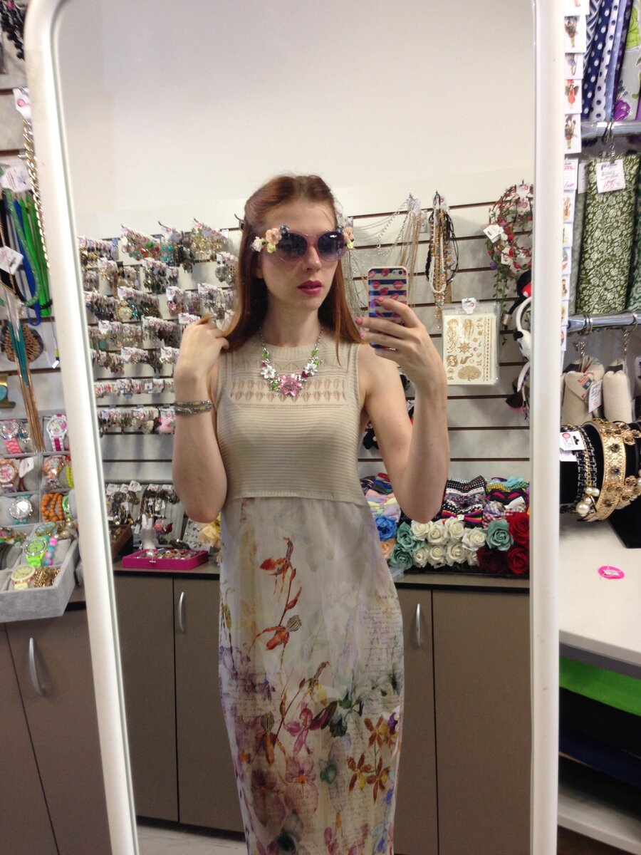 Фото из личного архива. Магазин Экоткани, 2016 год.