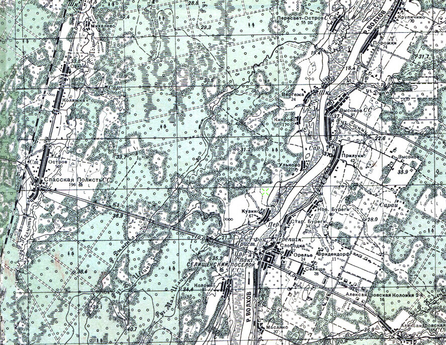 Карта местности 1941 года (Можно увеличить)