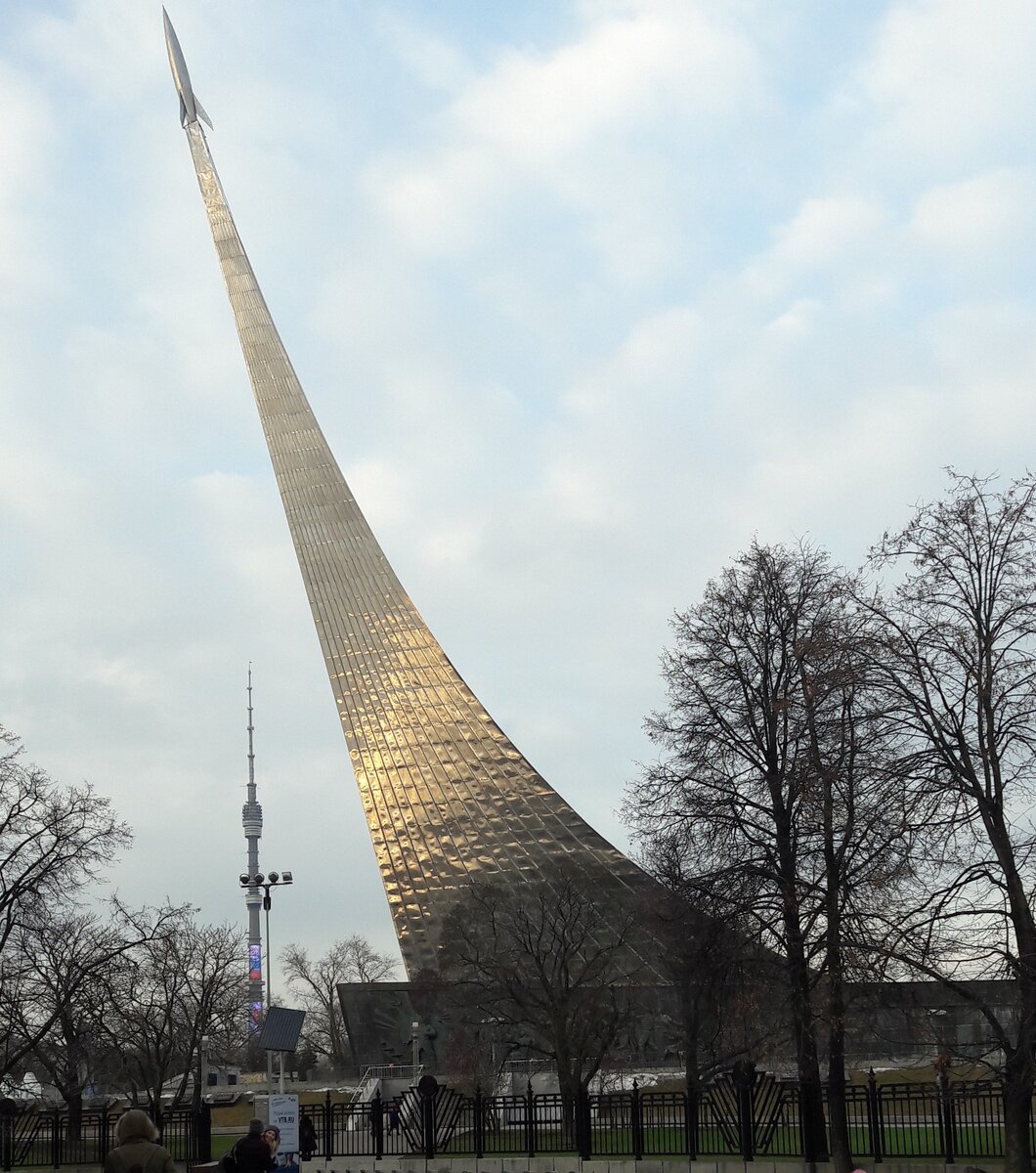 ВДНХ. Январь 2018 года. Зеленая трава. Фото из личного архива.