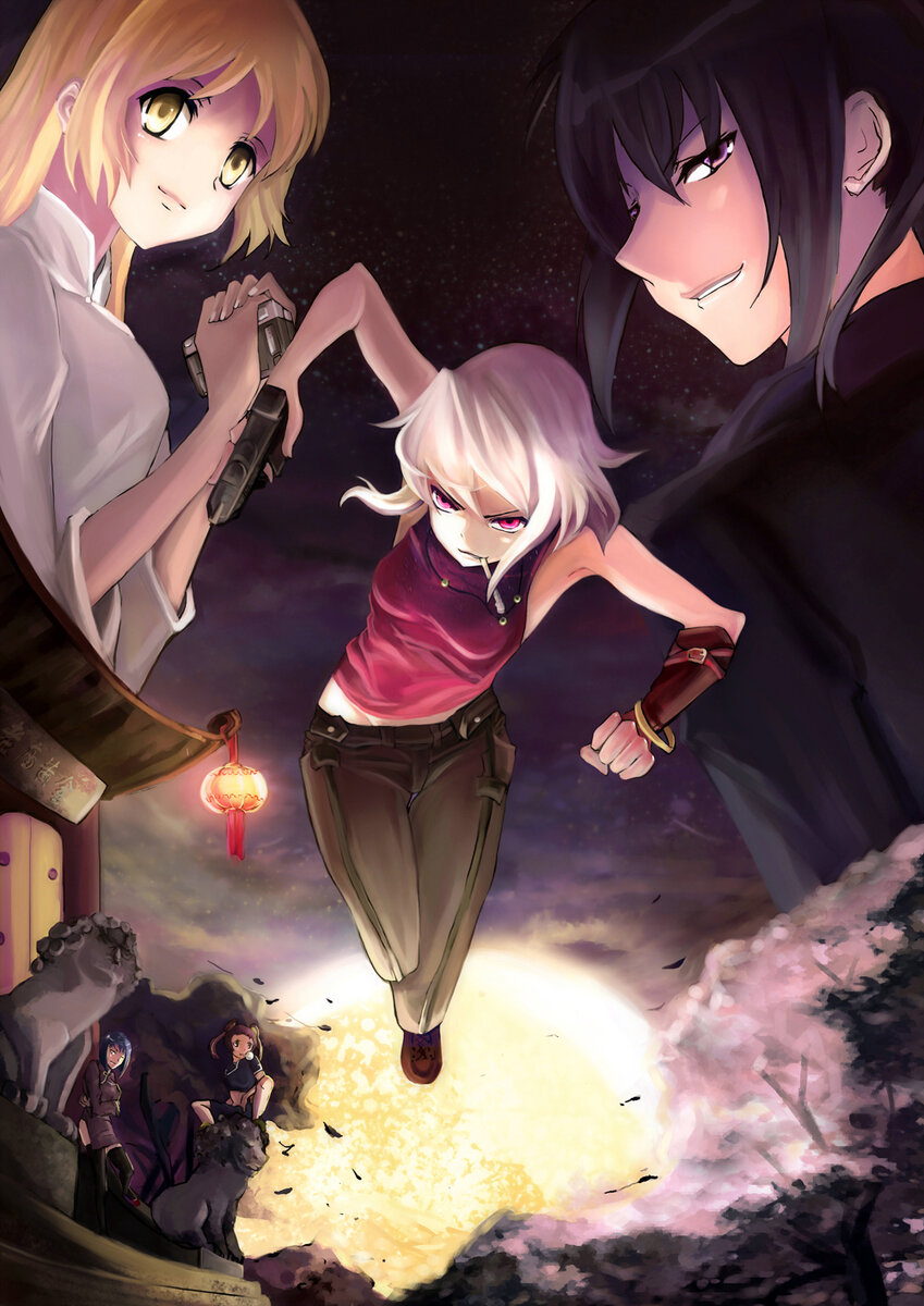 Синдикат «Хэби» свирепствует в Юго-Восточной Азии, занимаясь убийствами, терактами и более серьезными делами. Но спецслужбам повезло: в Пакистане удается арестовать главу синдиката – таинственную Альфард, которую этапируют в Шанхай, где на ней «висит» куда больше преступлений. Кроме спецслужб, в логове синдиката главу бандитов ждет Ханаан – одинокая «охотница за головами», приехавшая ради кровной мести. Но охотница, ведомая собственным кодексом, не стреляет во врага, пока та беспомощна и окружена агентами. Она знает, что «на своем поле» Альфард недолго пробудет в заключении, после чего можно будет встретиться в честном поединке.

Тем временем, в Шанхай на фестиваль и конференцию по борьбе с терроризмом прибывают репортер Минору и фотограф Мария. В праздничной суете они разделяются, и Мария вдруг попадет в гущу боя, откуда ее спасает Ханаан – как выясняется, старая знакомая. Теперь Ханаан засветилась, и Лян Ци – верная подручная Альфард - вынуждена делить внимание между спасением босса и уничтожением старого врага. А ликующая толпа среди треска петард не обращает внимания ни на выстрелы, ни на то, что среди них уже умирают жертвы страшной эпидемии. Кто же победит в «битве во время чумы»?