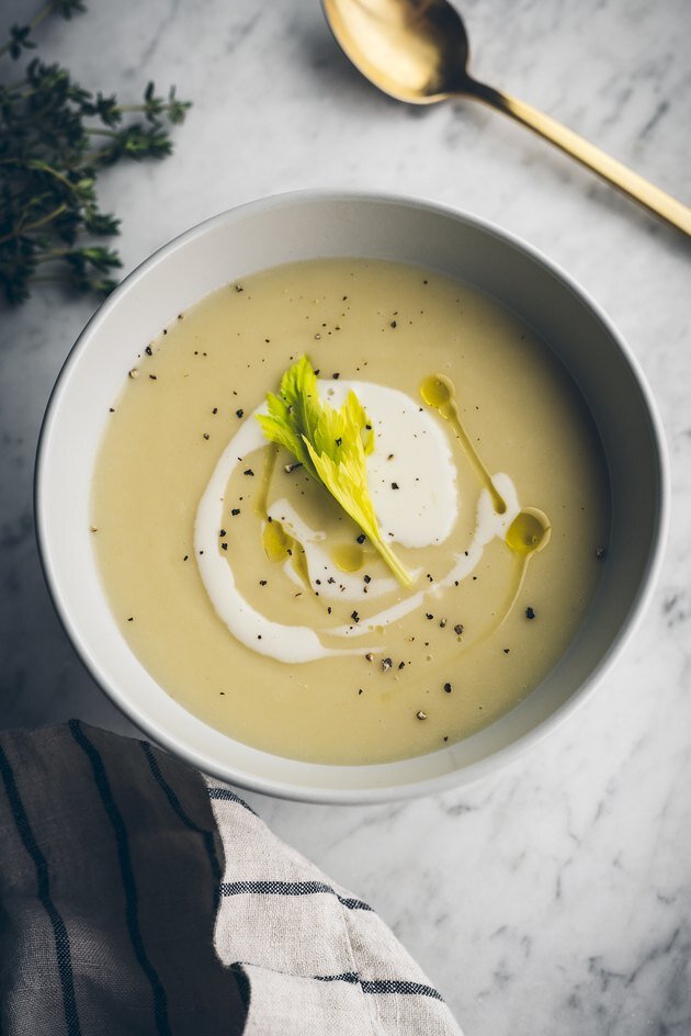 Рецепт супа с корневым сельдереем и овсянкой | Меню недели