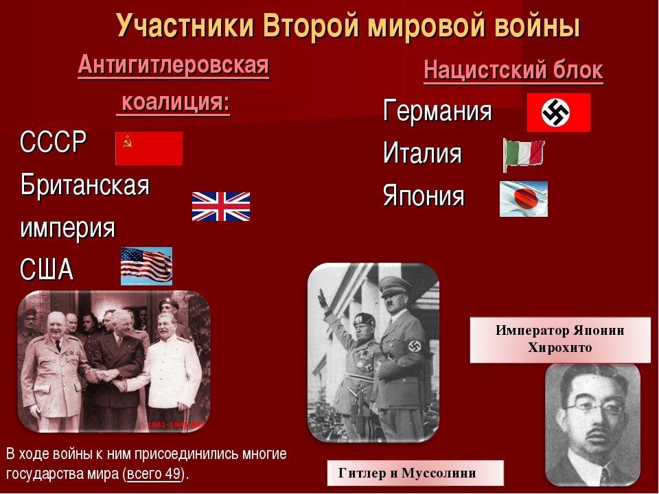 В каких странах участвовали великая отечественная