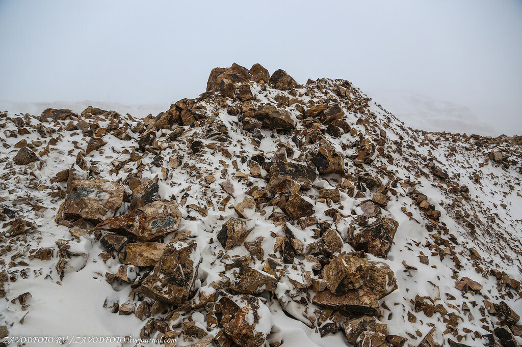 Месторождение "Таборное". Участок извлечения руды. Фото с сайта https://zavodfoto.livejournal.com/