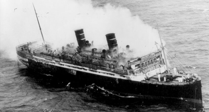 Горящий «Морро Касл»