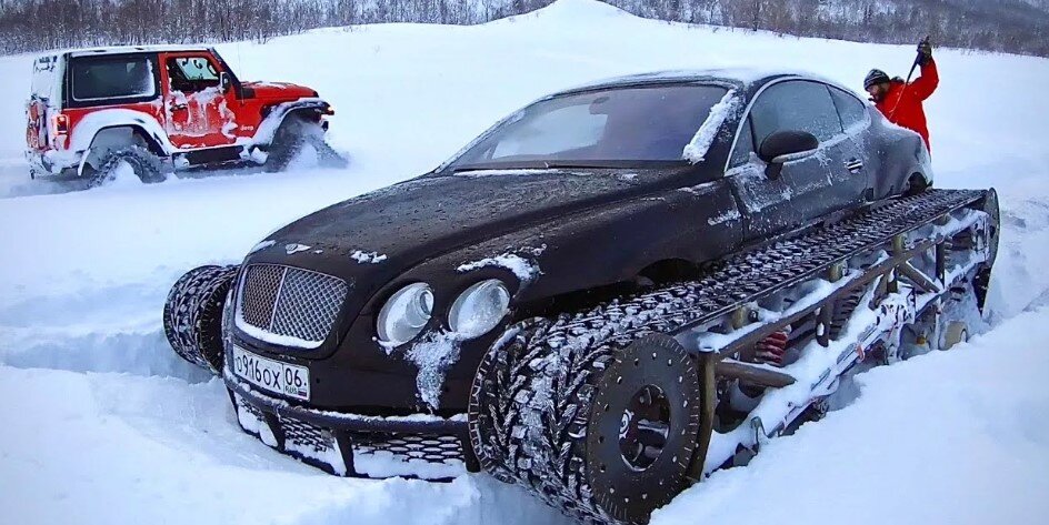 Идеи как прокачать авто: Ока-электромобиль, Bentley на гусеницах и КАМАЗ на 1000 л.с.