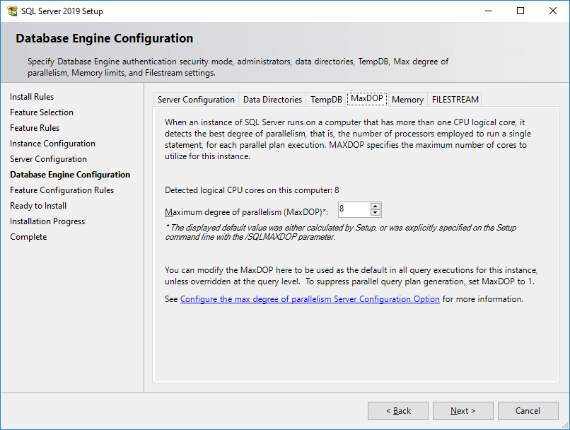 Sql 2019