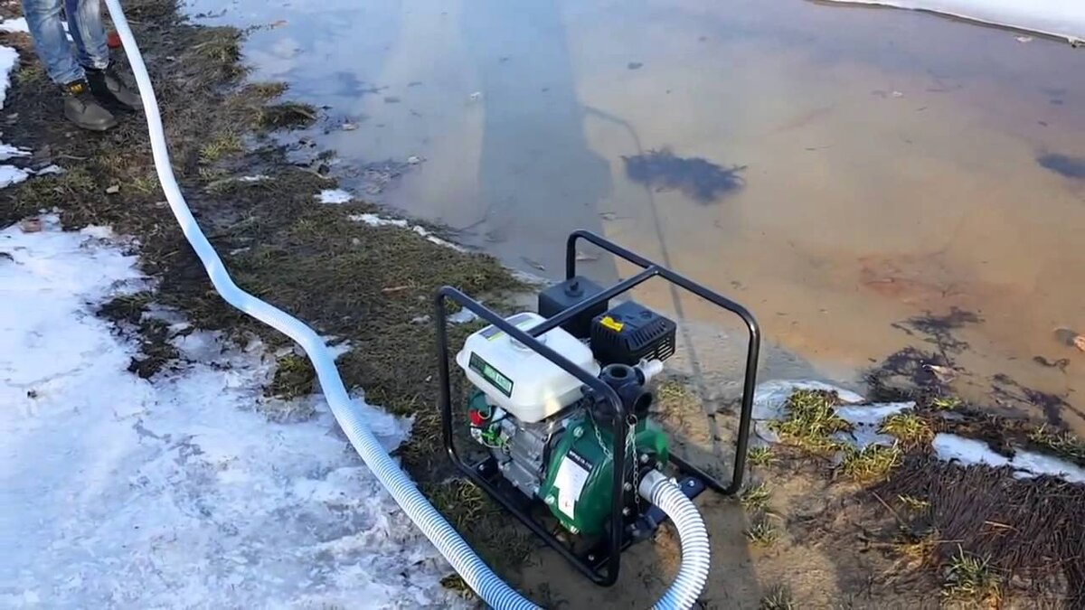 Забор воды видео