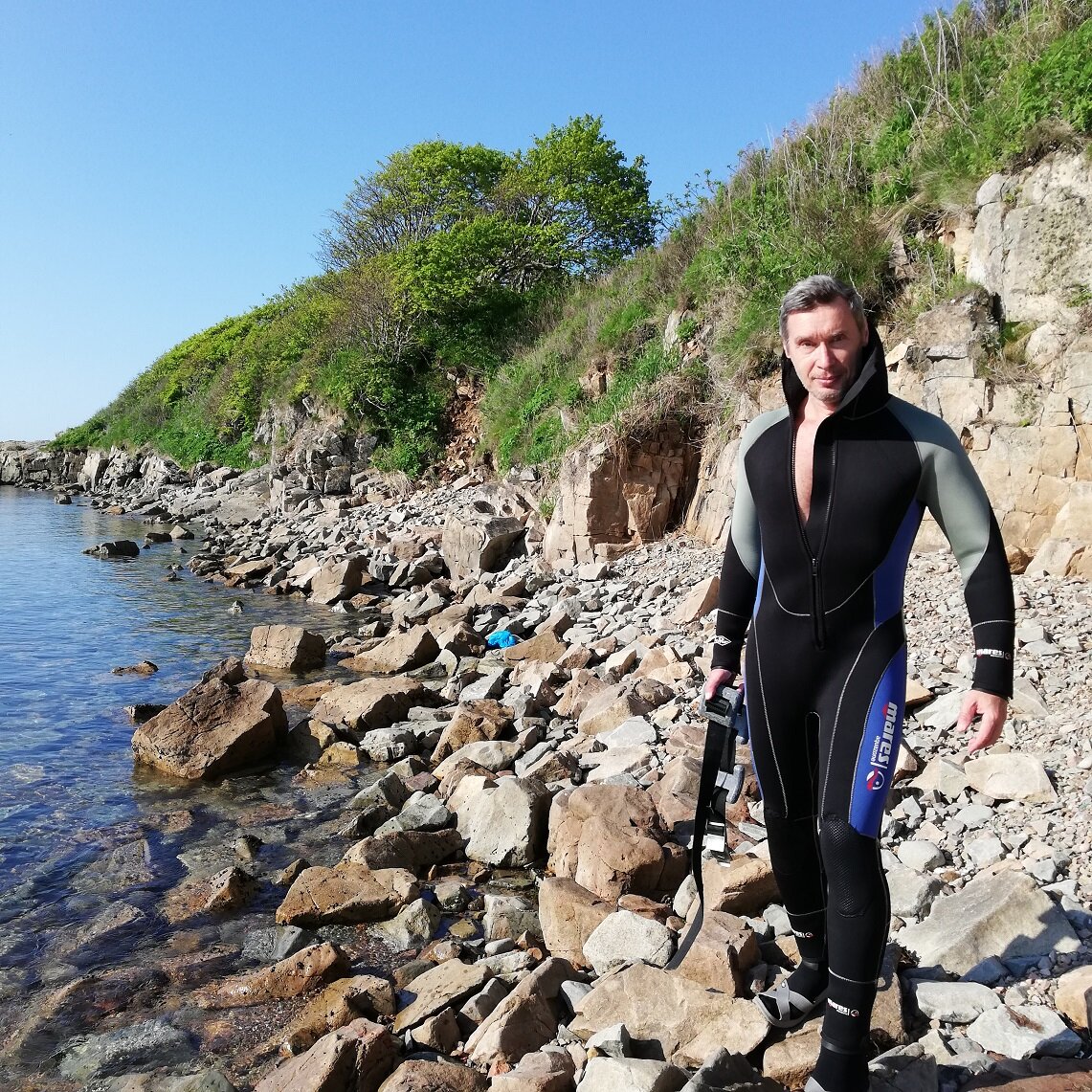 Пол века на дальнем востоке, ныряю с малых лет