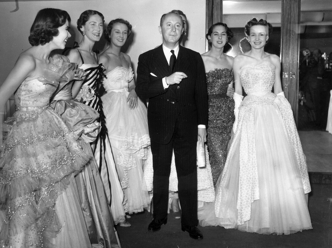 Фото с показов Кристиана Диора 1947-1958гг.