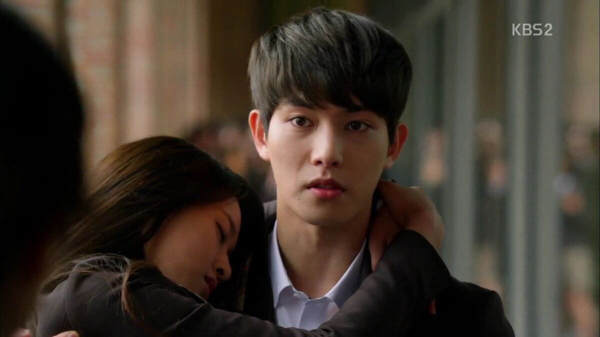 Кадр из дорамы "Апельсиновый мармелад"