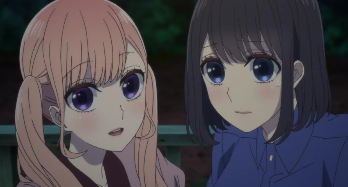 Фото из аниме "Koi to Uso".