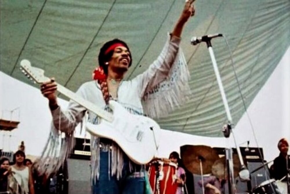 Джими Хендрикс в Вудстоке