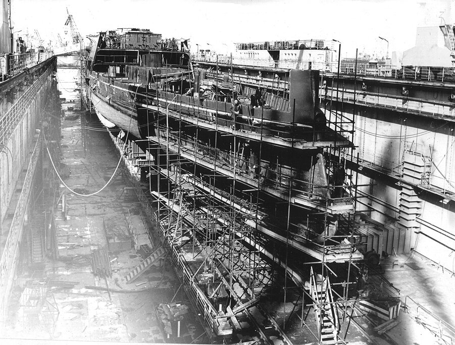 "Аврора" во время ремонта в 1980-х годах (Источник фото: nethistory.su)