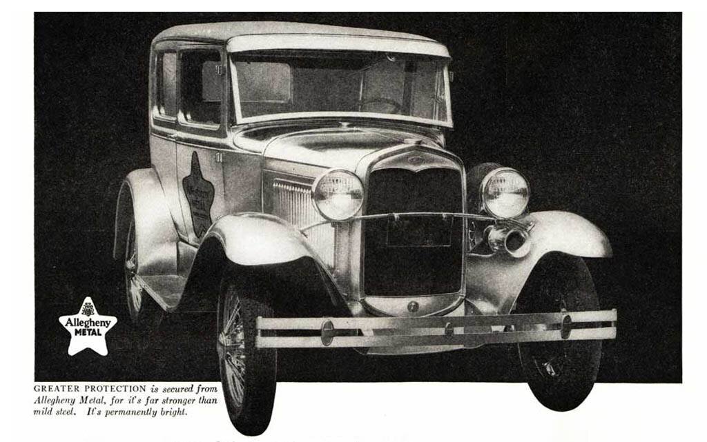 Ford Model A с кузовом из «нержавейки» — первый опыт двух компаний
