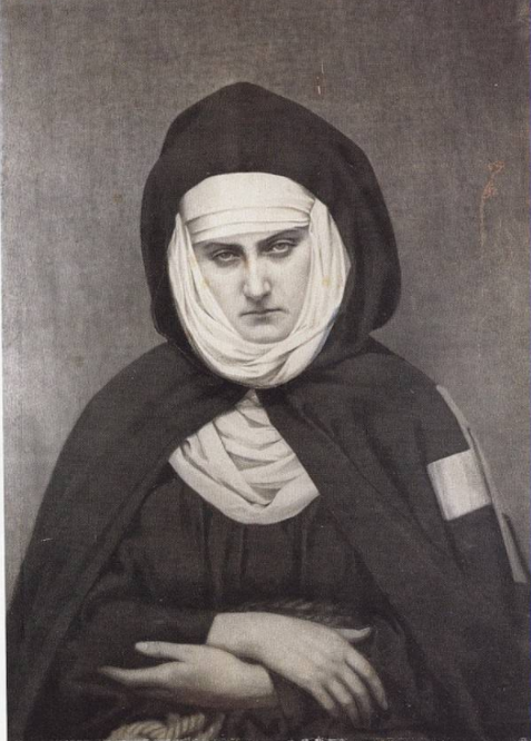 В образе монахини