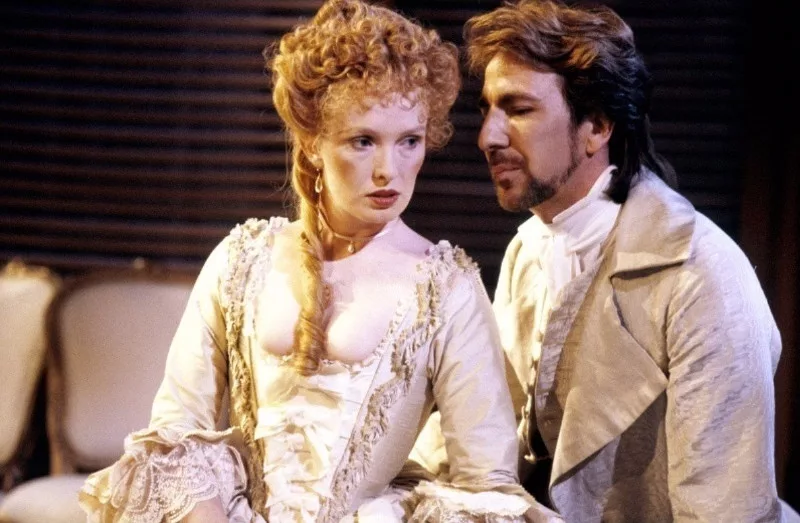 Алан Рикман в роли Вальмона, спектакль "Опасные связи", 1985 г.  