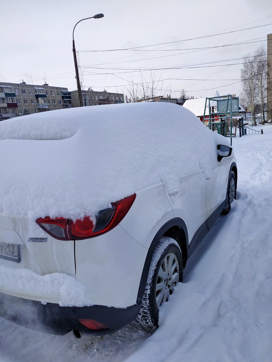 А утром нас ждал заснеженные сюрприз))