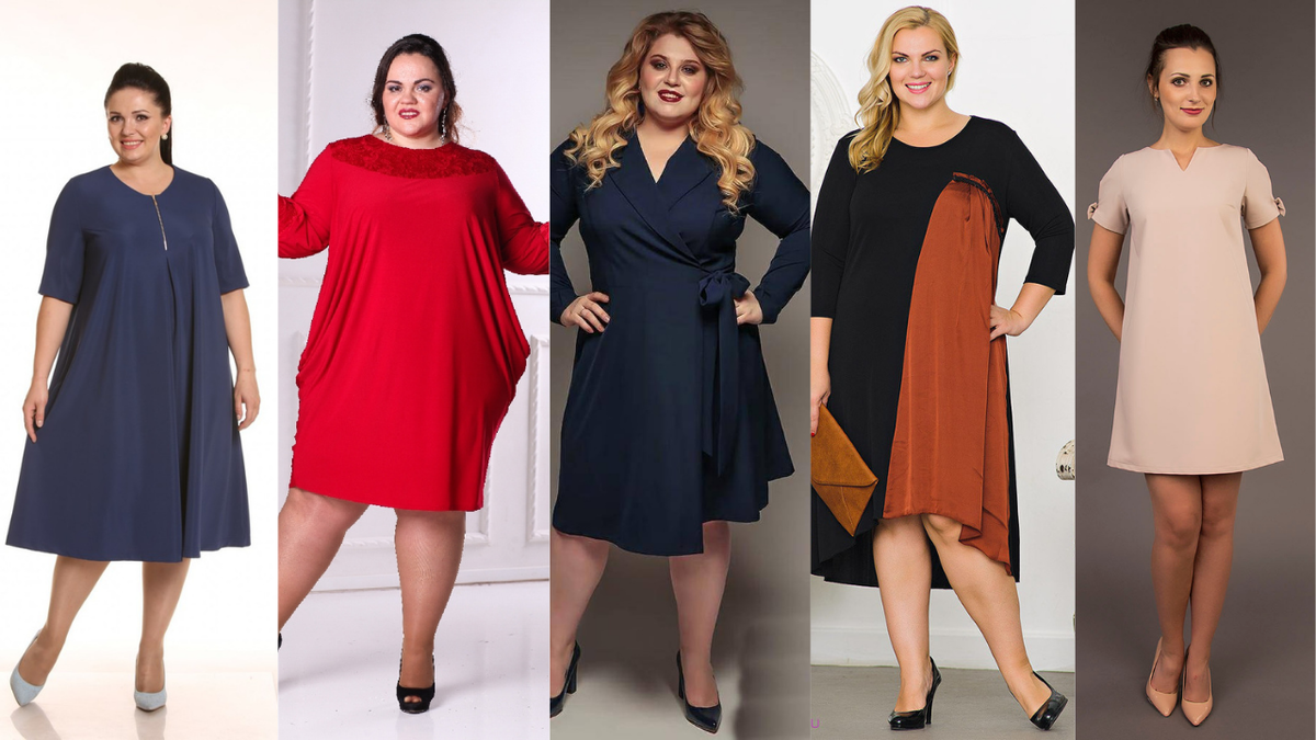 Платья для фигуры типа "яблоко"