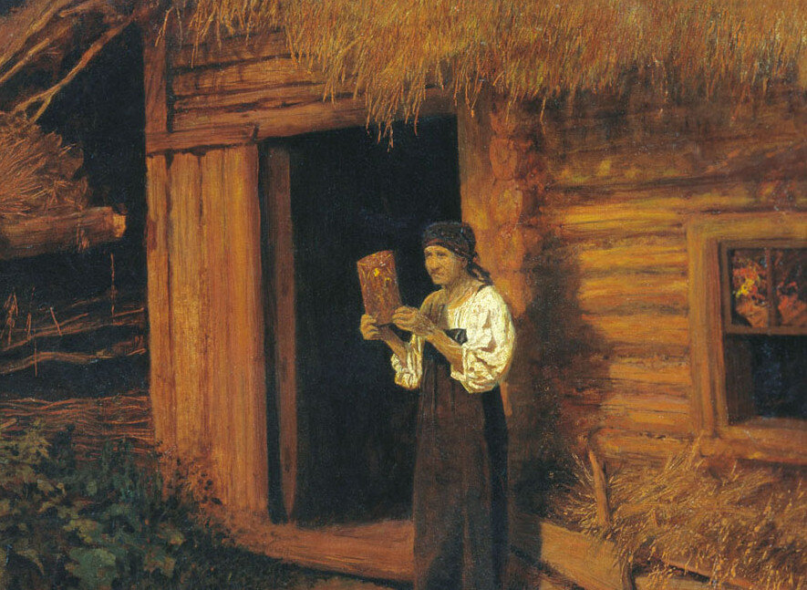 Николай Матвеев «Пожар», фрагмент