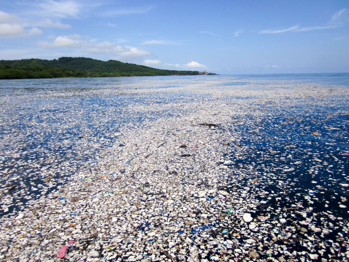 Пластиковое море. Пластик в океане. Экология моря. Загрязнение океана. Мусор в море.