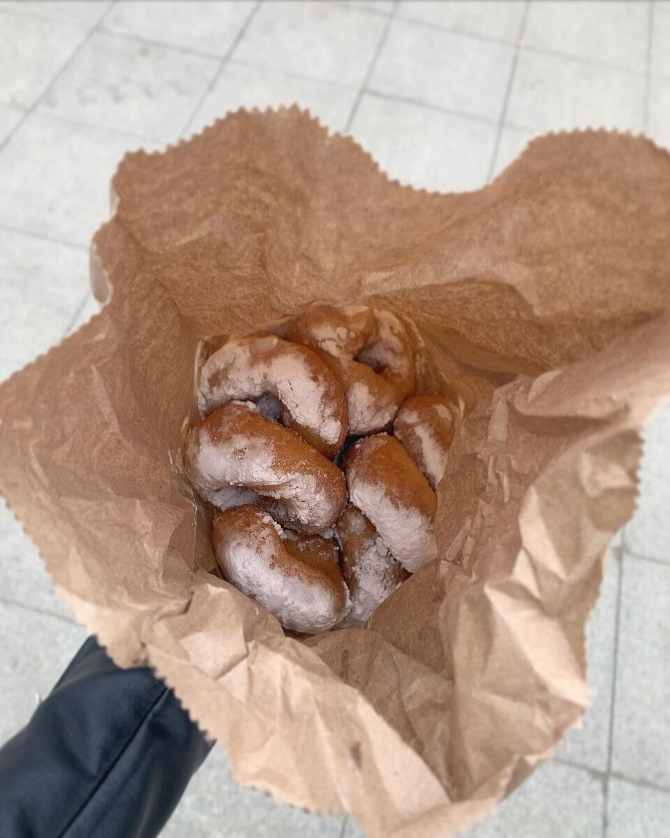 Свежие домашние пончики!