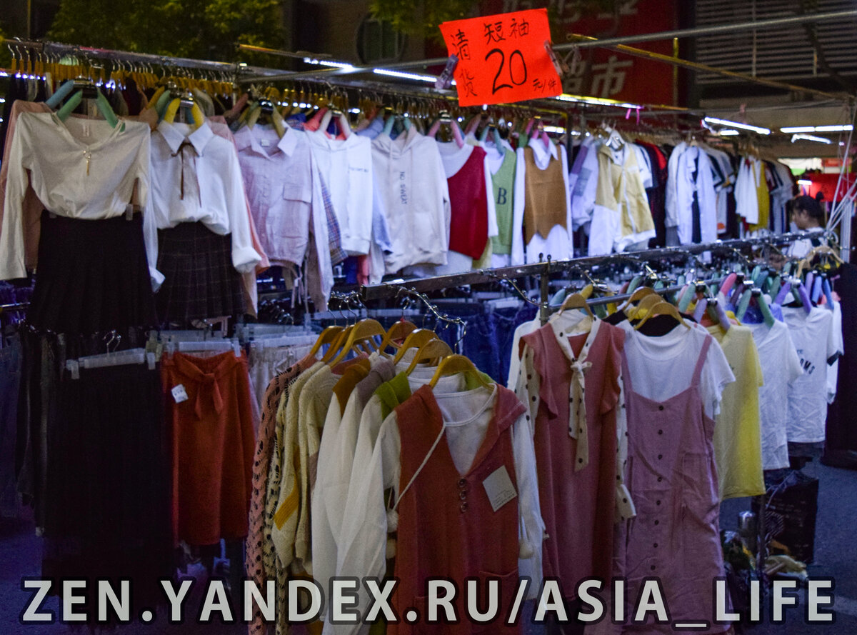 Цены на рынке в Китае 