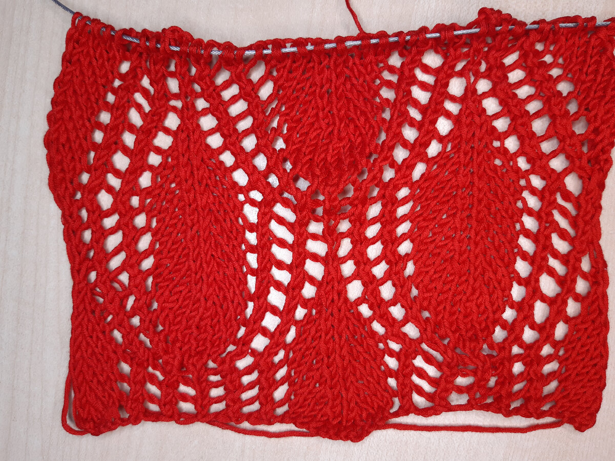 Ажурный узор "листья