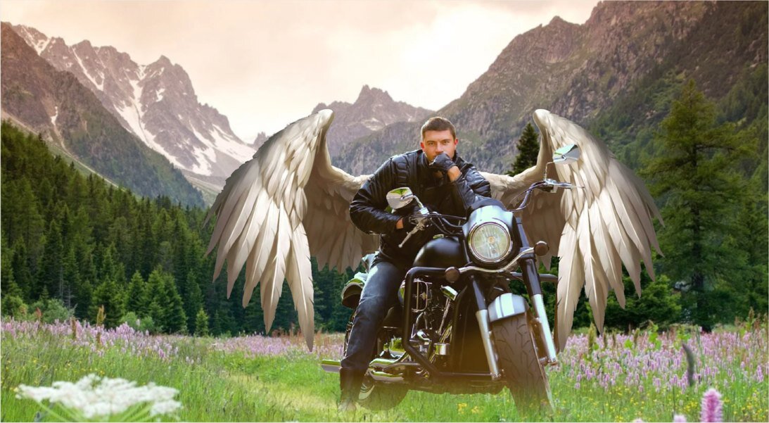 Защитник. Фотомонтаж автора