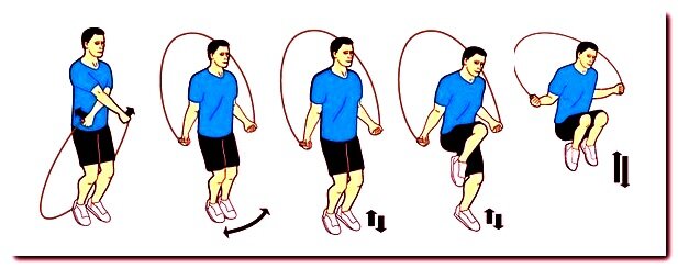 Часть упражнений показано на иллюстрации.