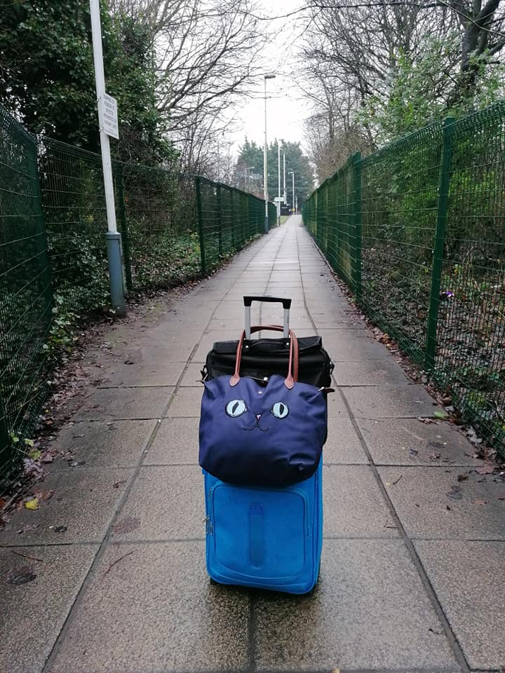 Путь к поезду от станции в моей деревне. В любое время, кроме меня, там не было больше ни души. Идеальное место для какого-нибудь мерсисайдского потрошителя, с которым наши пути, к счастью, разминулись )) 