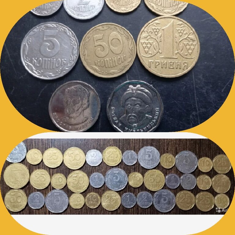 Деньги украины монеты