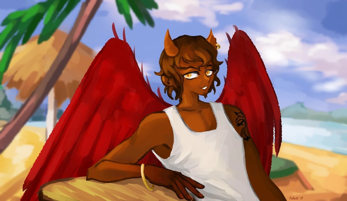 Арт мне в подарок) Это Азазель, да