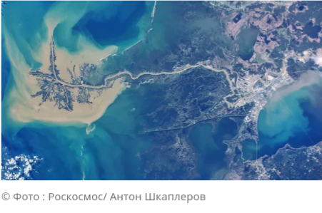 Миссисипи из космоса.