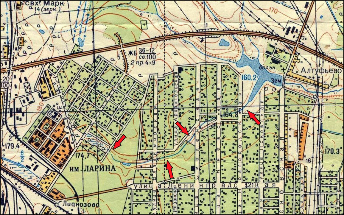 Карта москвы 1968 года с домами и улицами