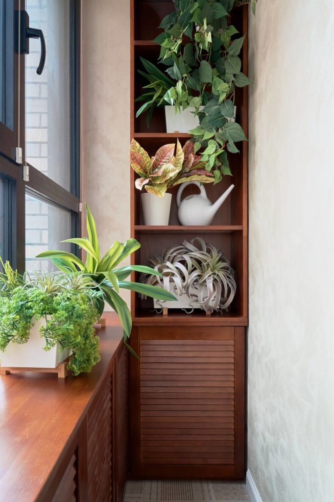 На 36 кв.м. - спальня, кухня, гостиная, гардеробная и красочный уютный интерьер