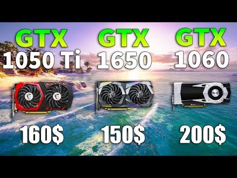 GTX 1650 vs GTX 1050 Ti vs GTX 1060 Тест в 8ми играх. Техно Гуру.