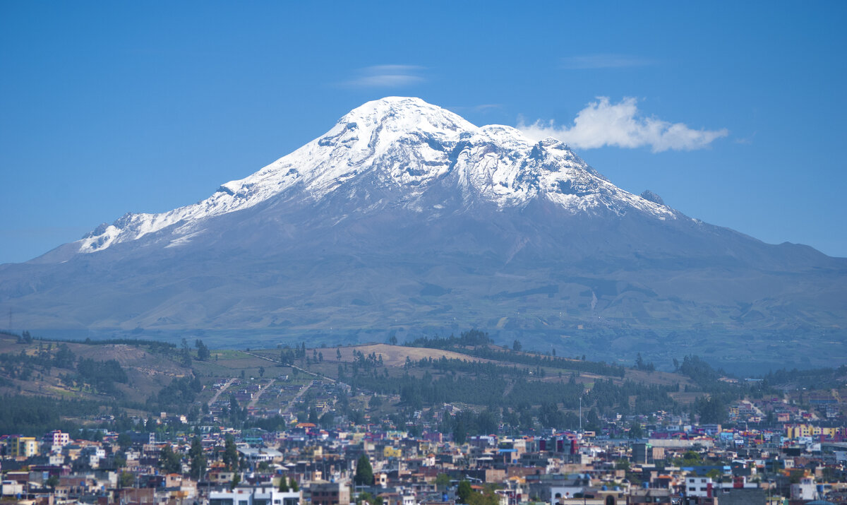 David Torres Costales el volcán Chimborazo