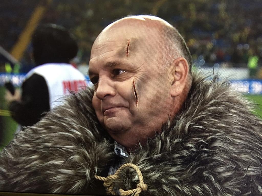 Игорь Гамула в образе Короля Севера"