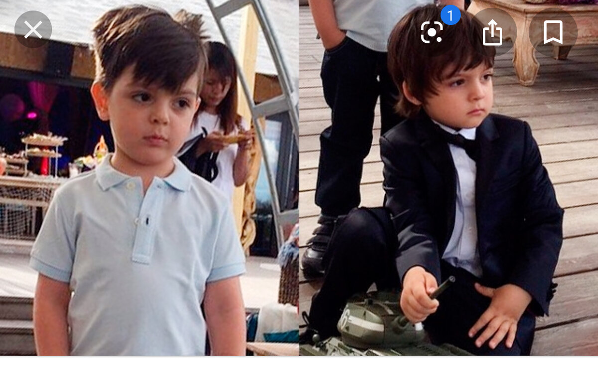 Сын Стоцкой -Александр/ сын Киркорова -Мартин