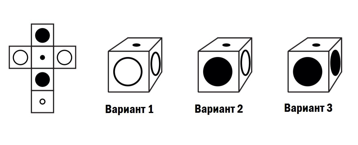 Какой из вариантов представленных на рисунке. Развёртка задание. Задания на развертку Куба. Логическая развертка кубика. Тест на пространственное мышление.