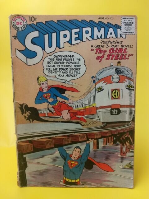 Обложка комикса Superman  №123