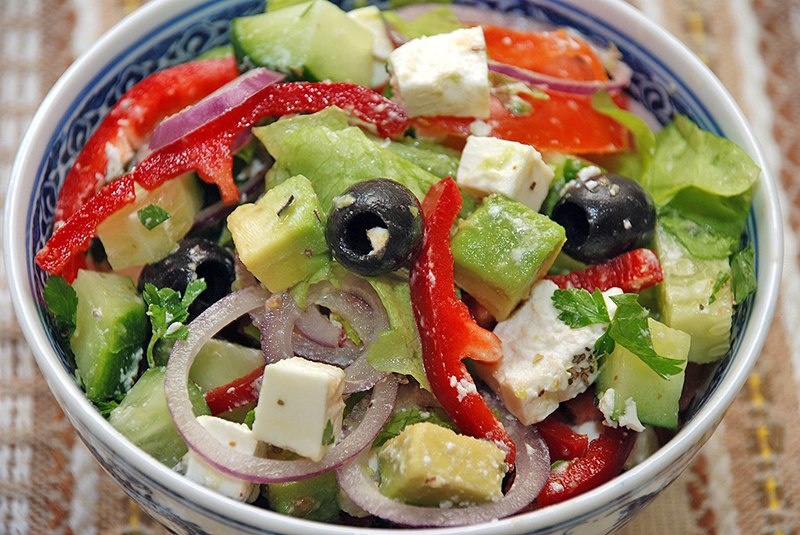 салат с авокадо из архива автора канала